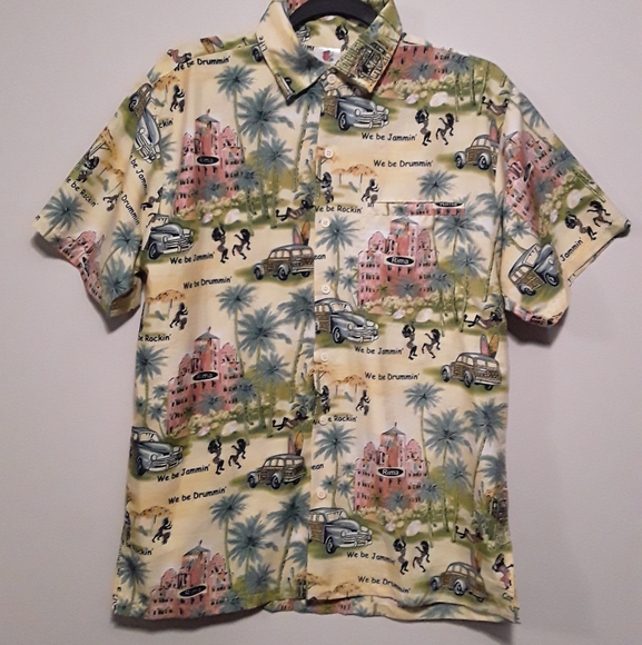 Rima Beach World Caribbean Resort ButtonUp Shirt - Picture 3 of 11